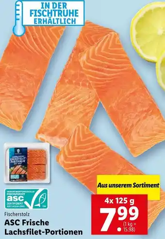 Lidl Asc Frische Lachsfilet Portionen Angebot