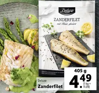 Lidl Deluxe Zanderfilet 405g Angebot