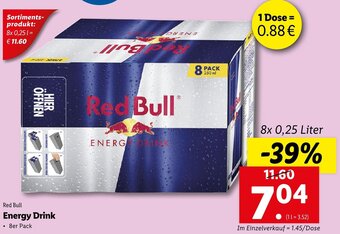 Lidl Red Bull Energy Drink Angebot