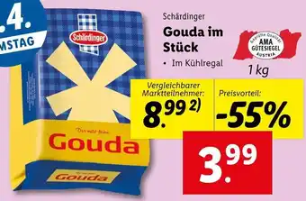 Lidl Schärdinger Gouda Im Stück 1Kg Angebot