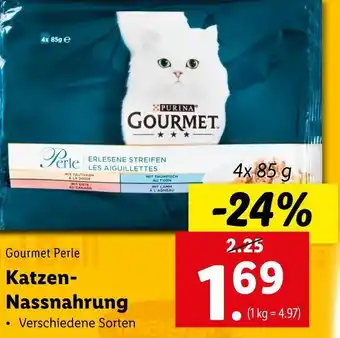 Lidl Gourmet Perle Katzen Nassnahrung Angebot