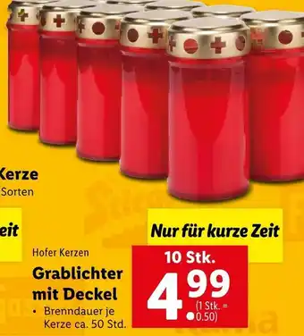 Lidl Hofer Grablichter Mit Deckel Angebot
