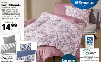 Lidl Meradiso Jersey Bettwäsche Angebot