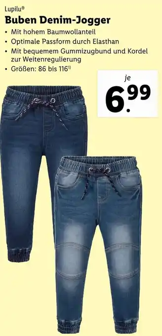 Lidl Lupilu Buben Denim Jogger Angebot
