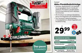 Lidl Parkside Akku-Pendelhubstichsäge Angebot