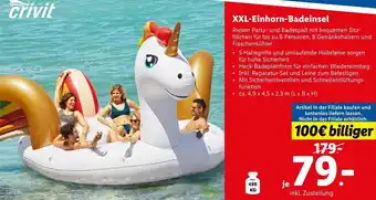 Lidl Crivit XXL Einhorn Badeinsel Angebot