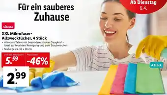 Lidl Vileda XXL Mikrofaser Angebot