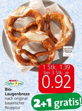 Spar Bio- Laugenbreze Angebot