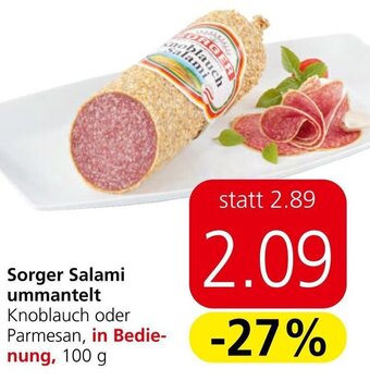 Spar Sorger Salami ummantelt 100 g Angebot