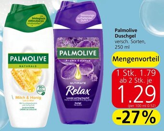 Spar Palmolive Duschgel versch. Sorten, 250 ml Angebot