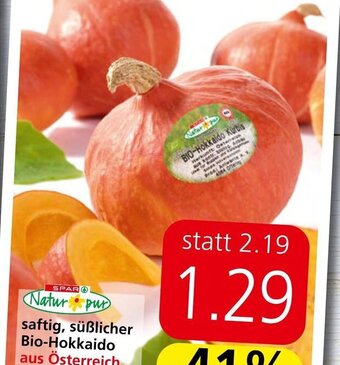 Spar saftig, süßlicher Bio-Hokkaido aus Österreich, Angebot