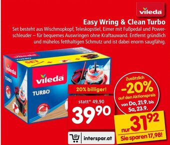 Interspar Easy Wring & Clean Turbo Angebot