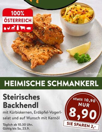 Interspar Steirisches Backhendl Angebot