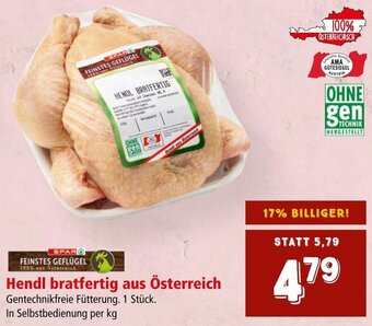 Interspar Hendl bratfertig aus Österreich per kg Angebot