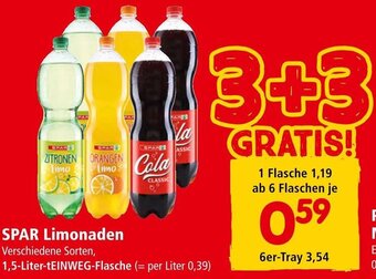 Interspar SPAR Limonaden 1,5-Liter-TEINWEG-Flasche Angebot