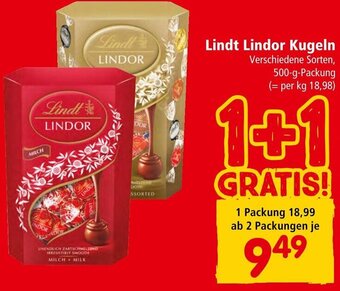 Interspar Lindt Lindor Kugeln 500 g Angebot
