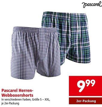 Interspar Pascarel Herren- Webboxershorts Angebot