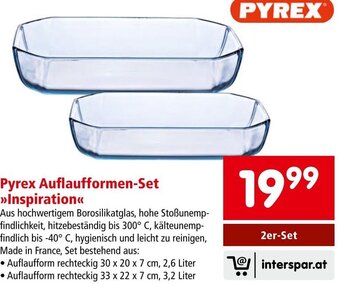 Interspar Pyrex Auflaufformen-Set >>Inspiration<< 2er-Set Angebot