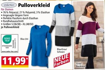 Norma Elle Nor Pulloverkleid für Damen Angebot