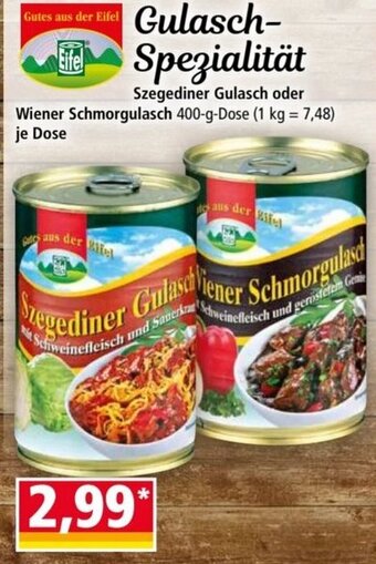 Norma Gulasch-Spezialität 400 g Angebot
