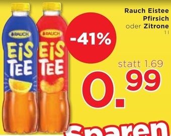 Unimarkt Rauch Eistee Pfirsich oder Zitrone Angebot