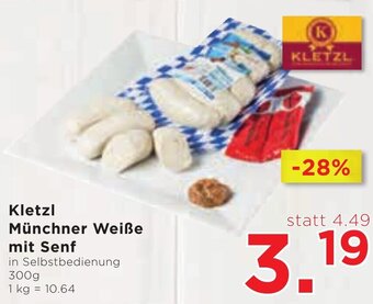 Unimarkt Kletzl Münchner Weiße mit Senf 300 g Angebot