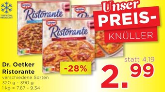Unimarkt Dr. Oetker Ristorante 320 g- 390 g Angebot