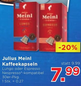 Unimarkt Julius Meinl Kaffeekapseln Angebot