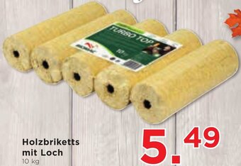 Unimarkt Holzbriketts mit Loch 10 kg Angebot