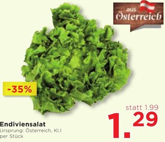 Unimarkt Endiviensalat Ursprung: Österreich, KI.I per Stück Angebot