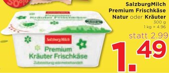 Unimarkt SalzburgMilch Premium Frischkäse Natur oder Kräuter 300 g Angebot