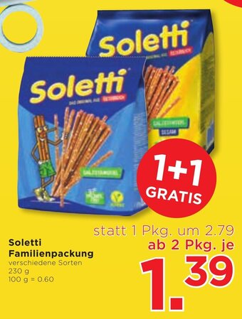 Unimarkt Soletti Familienpackung 230 g Angebot