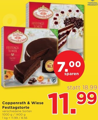 Unimarkt Coppenrath & Wiese Festtagstorte verschiedene Sorten 1000 g / 1400 g Angebot