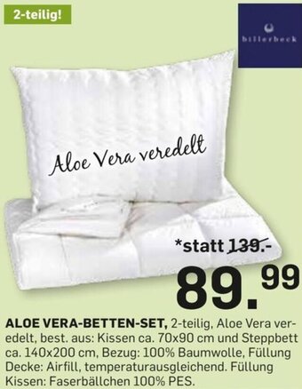 Möbel Ludwig ALOE VERA-BETTEN-SET, 2-teilig Angebot