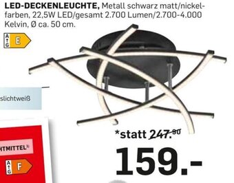 Möbel Ludwig LED-DECKENLEUCHTE, Ø ca. 50 cm. Angebot
