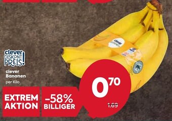 Billa clever Bananen per Kilo Angebot