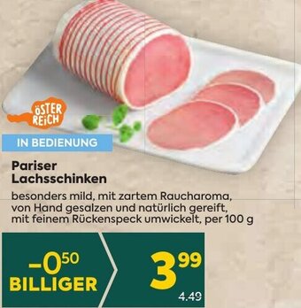 Billa Pariser Lachsschinken Angebot
