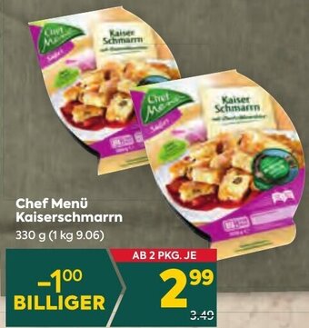 Billa Chef Menü Kaiserschmarrn 330 g Angebot