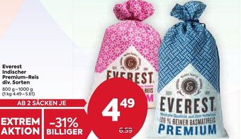 Billa Everest Indischer Premium-Reis div. Sorten 800 g- 1000 g Angebot