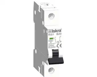 Hornbach Fehlerstromschutzschalter iskra ri51 b20 20a 1-polig Angebot