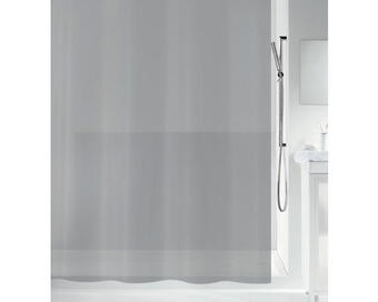 Hornbach Duschvorhang spirella bio 180x200 cm grau Angebot