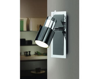 Hornbach Led spot davida 1, 1-flammig chrom/schwarz Angebot