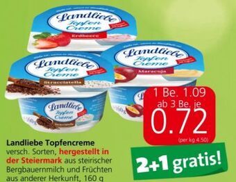 Spar Topfencreme Angebot