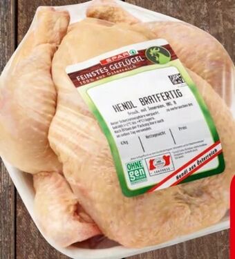 Spar Feinstes geflügel hendl Angebot
