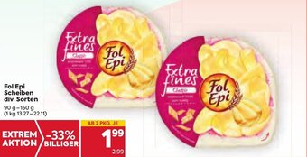 Billa Fol Epi Scheiben div. Sorten 90 g - 150 g Angebot