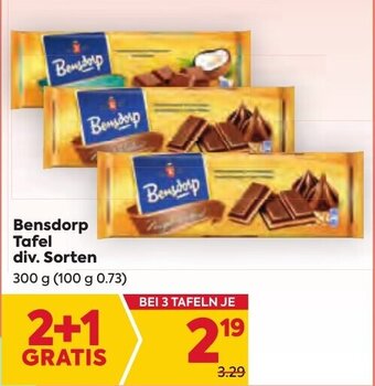 Billa Bensdorp Tafel div. Sorten 300 g Angebot