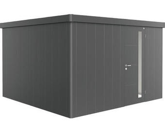 Hornbach Gartenhaus biohort neo 4d standardtür 338 x 338 cm dunkelgrau-metallic Angebot