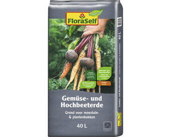 Hornbach Gemüse- & hochbeeterde mit pflanzenkohle torffrei floraself nature 40 l Angebot