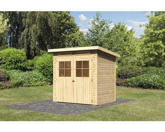 Hornbach Gartenhaus karibu glücksburg 2 203x156 cm natur Angebot