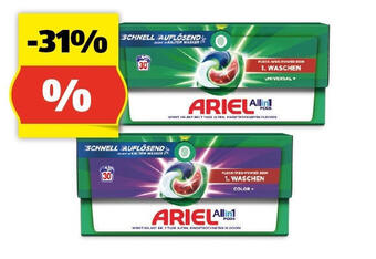 Hofer Ariel voll-/colorwaschmittel, 30 waschgänge Angebot